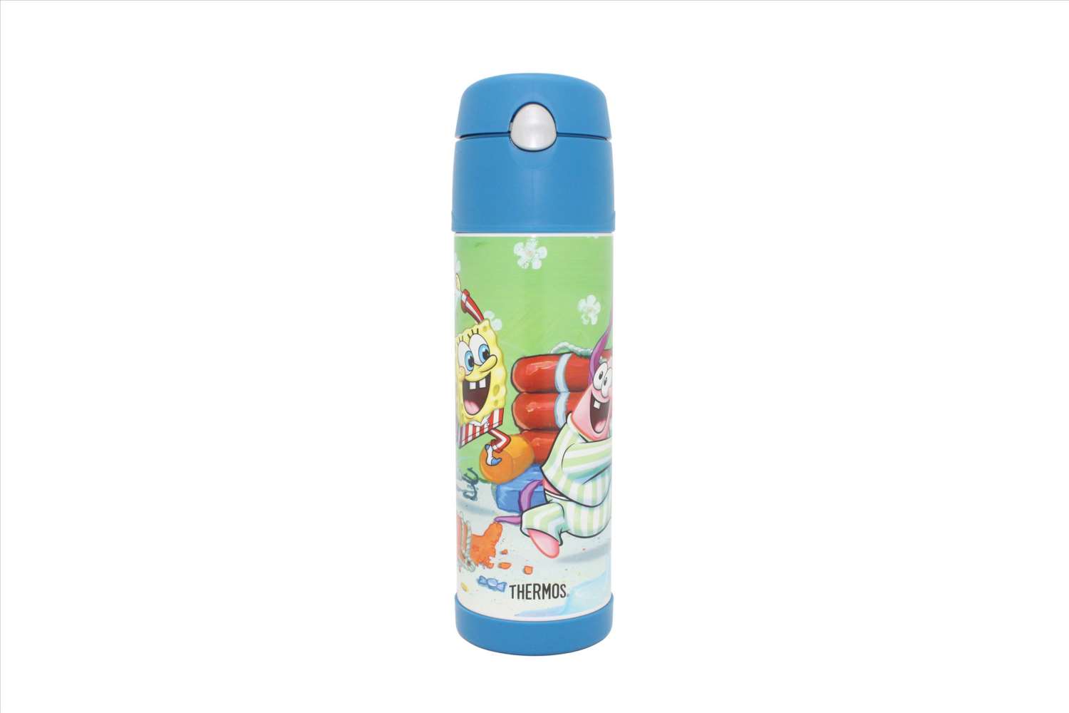 不銹鋼真空保冷瓶-海綿寶寶枕頭仗篇530ml 