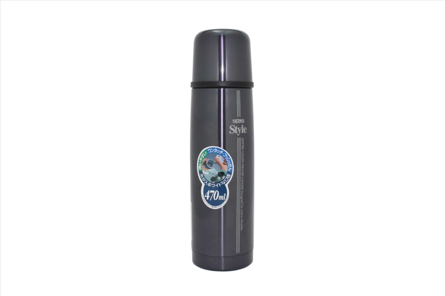 不銹鋼真空保溫瓶470ml (FDW-500CF-BKP) 