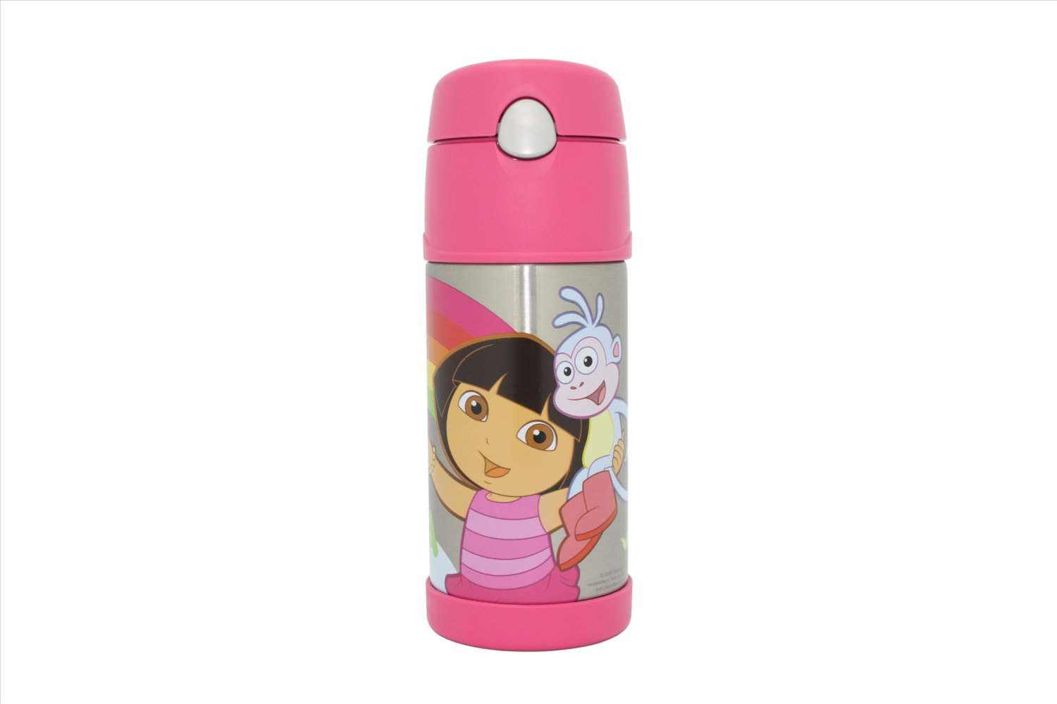 不銹鋼真空保冷瓶-DORA朵拉400ml(F4008DR6/附揹帶&備用吸管組)