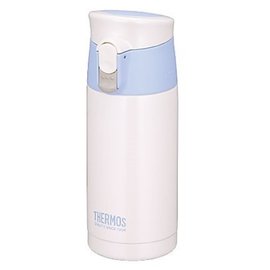 不銹鋼真空保溫瓶 350ml (JMX-350-PRW 白藍色)