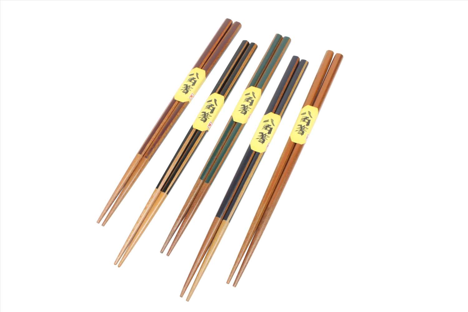 櫻八角削色筷-5雙入 AA-11
