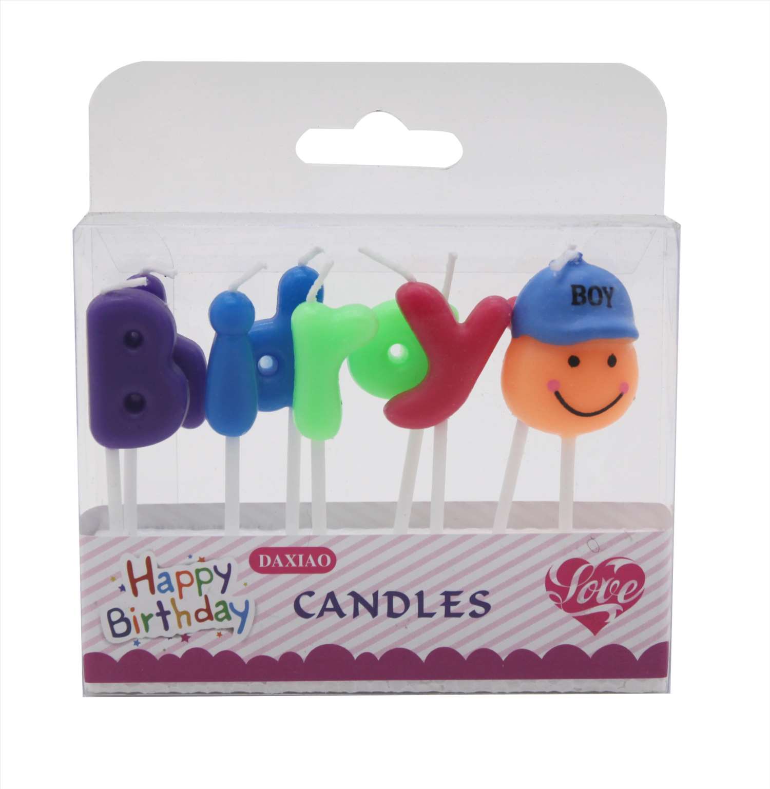 BOY生日蠟燭 (棒球帽男孩)