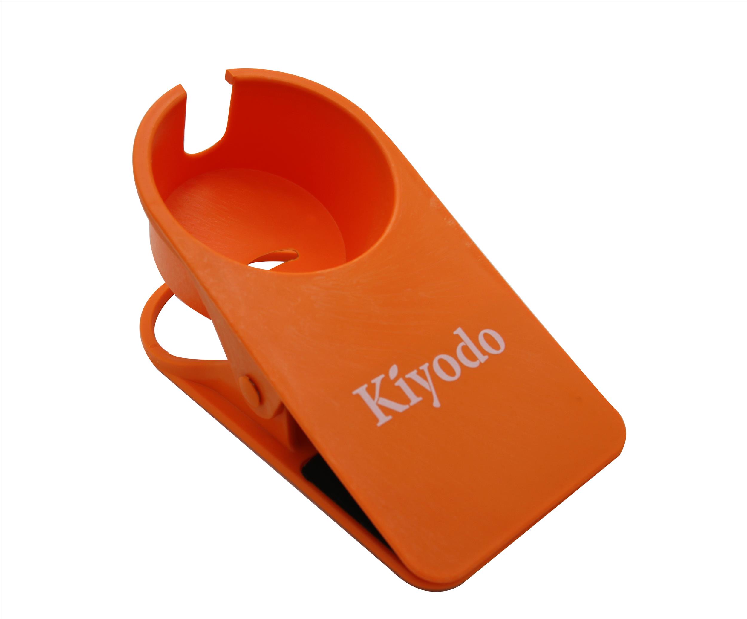 Kiyodo 桌邊盆栽水杯夾-橘