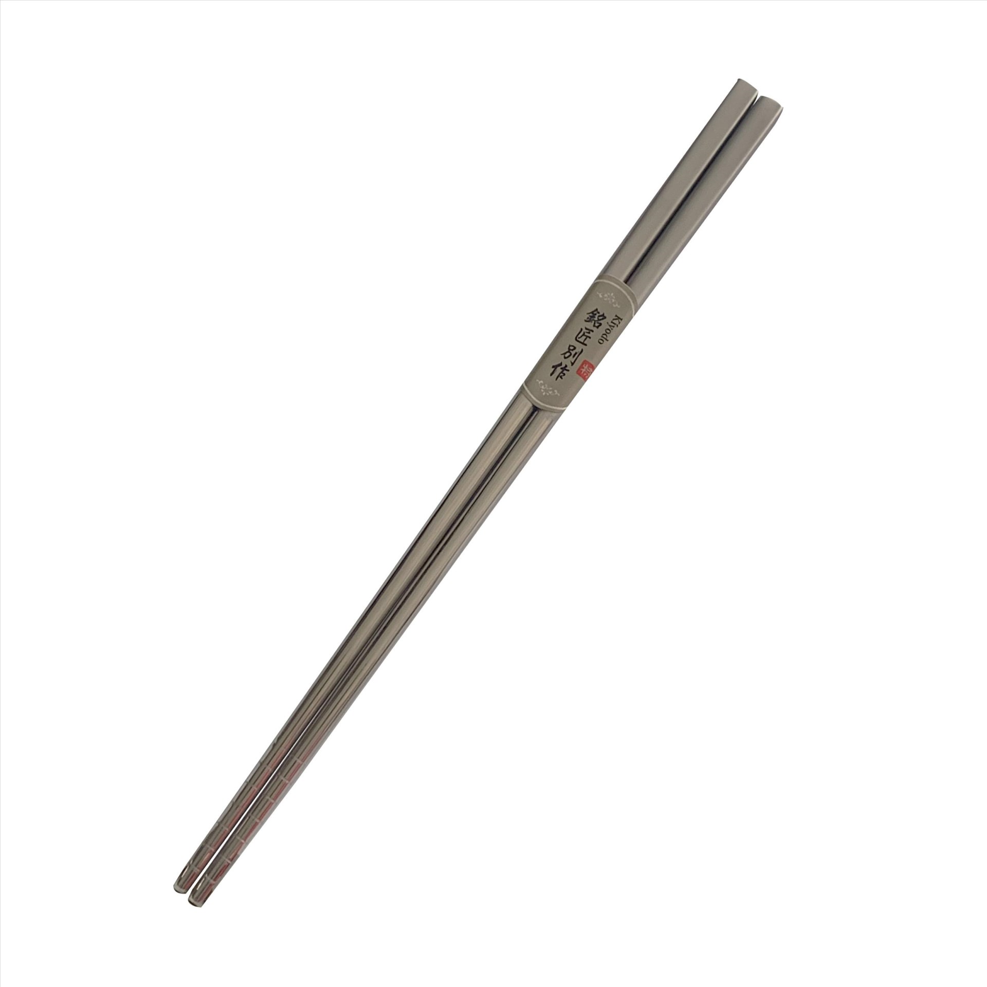 Kiyodo 不銹鋼銀砂筷-單雙 (23.5cm)