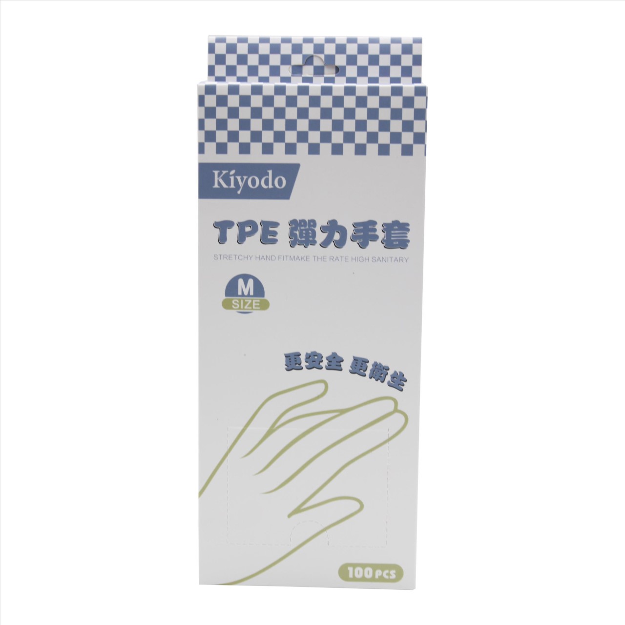 Kiyodo TPE彈力手套100入-M