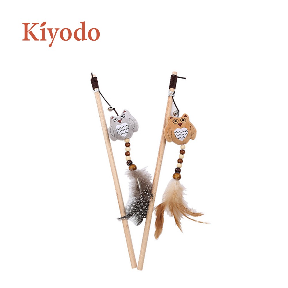 Kiyodo 萌物羽毛逗貓棒