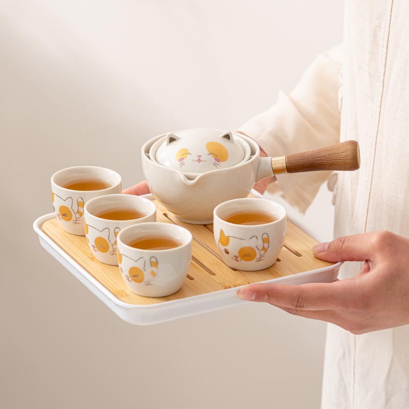 Kiyodo招財貓茶具組