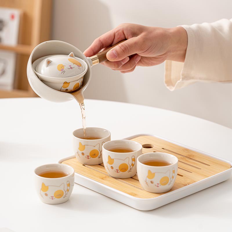 Kiyodo招財貓茶具組
