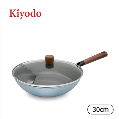Kiyodo 美佳石不沾炒鍋30cm-附蓋
