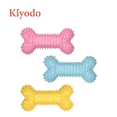 Kiyodo 磨牙潔齒骨頭-大(粉/藍/黃 三色)