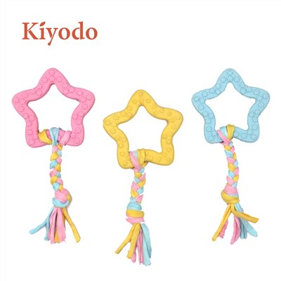 Kiyodo 磨牙潔齒星星布條(粉/黃/藍 三色)