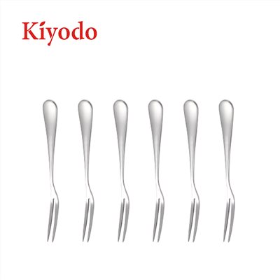 KIYODO 304不鏽鋼點心叉6入