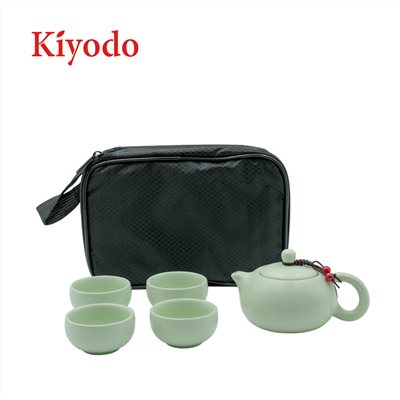 KIYODO一壺四杯茶具組(提袋)